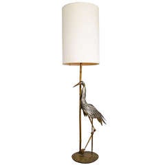 Handmade Stork Floor Lamp 11