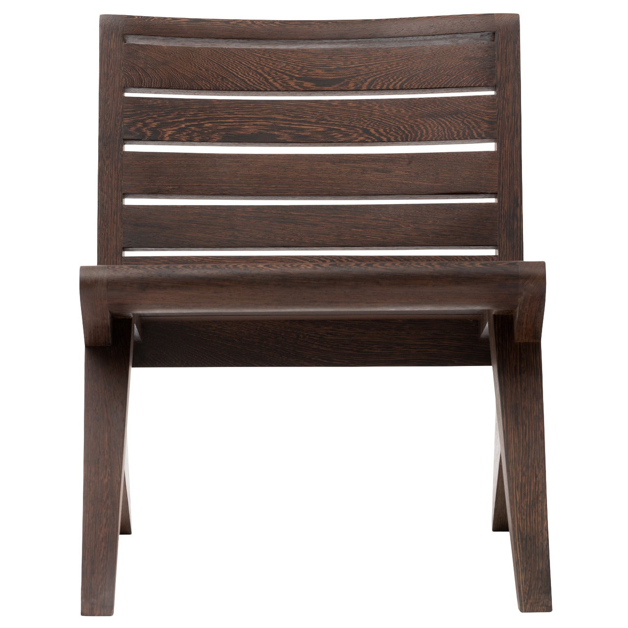 Michael Boyd Wedge Series Arrowhead Wengé Chair For Sale