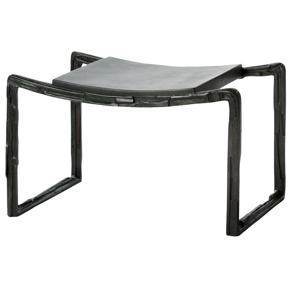 Bronze-Tabouret von Bruno Romeda im Angebot