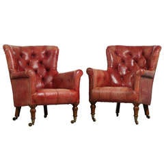 Antique English Club Chairs