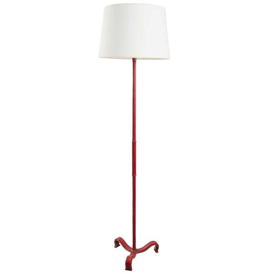 Floor Lamp by Jacques Adnet For Sale