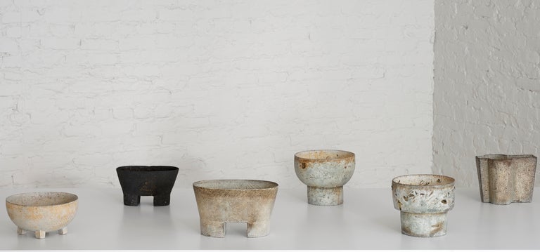 Textured clay bowl by Paul Philp (b. 1941).
