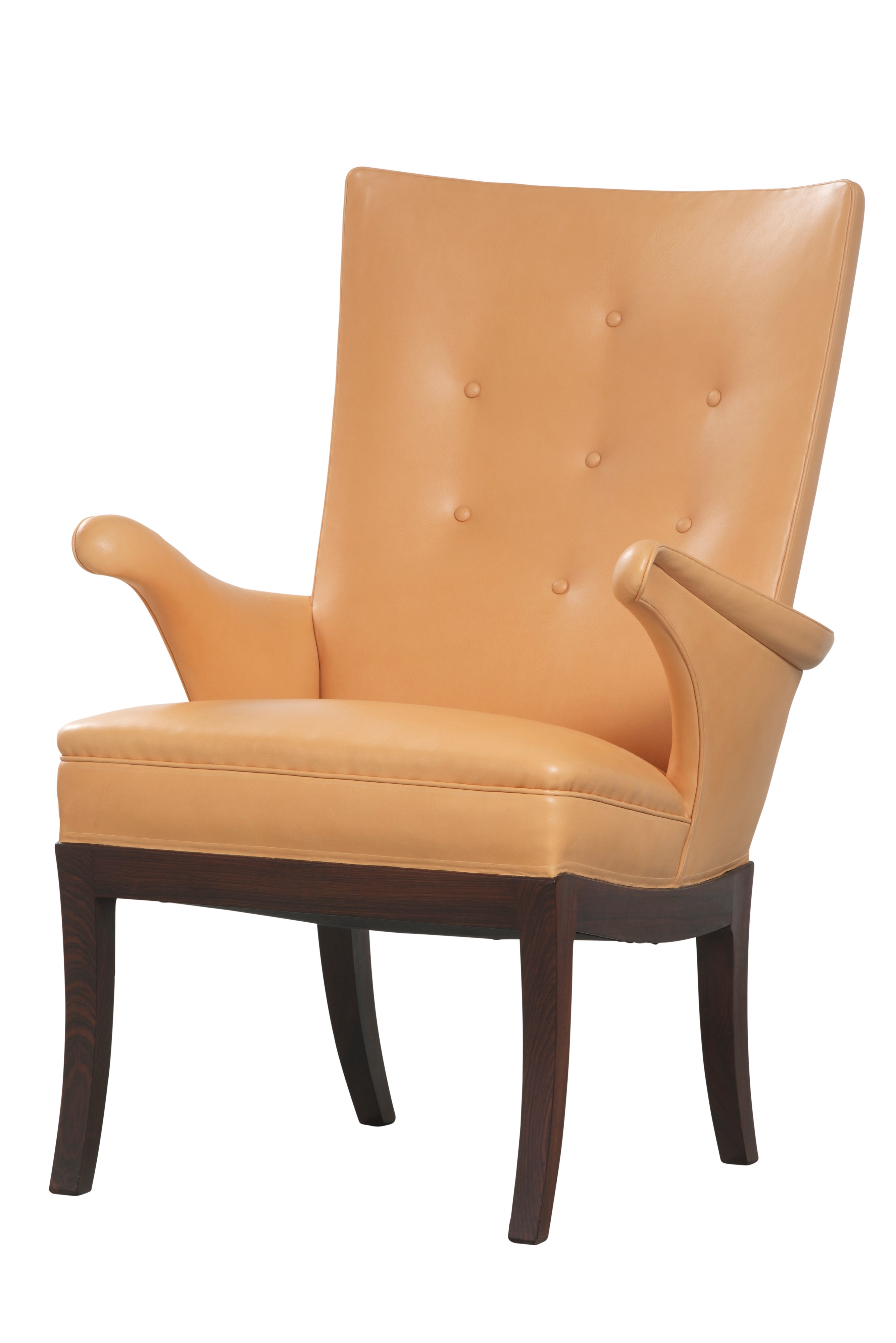 Frits Henningsen Leather Armchair