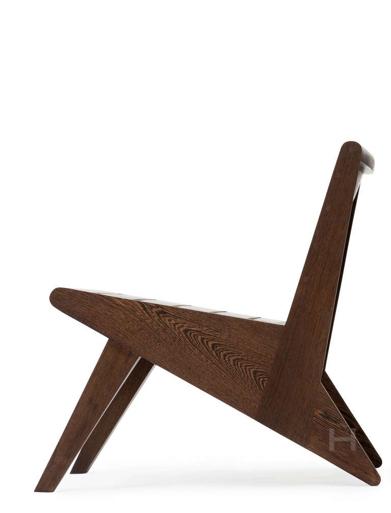 Wengé chair by Michael Boyd (b. 1960).