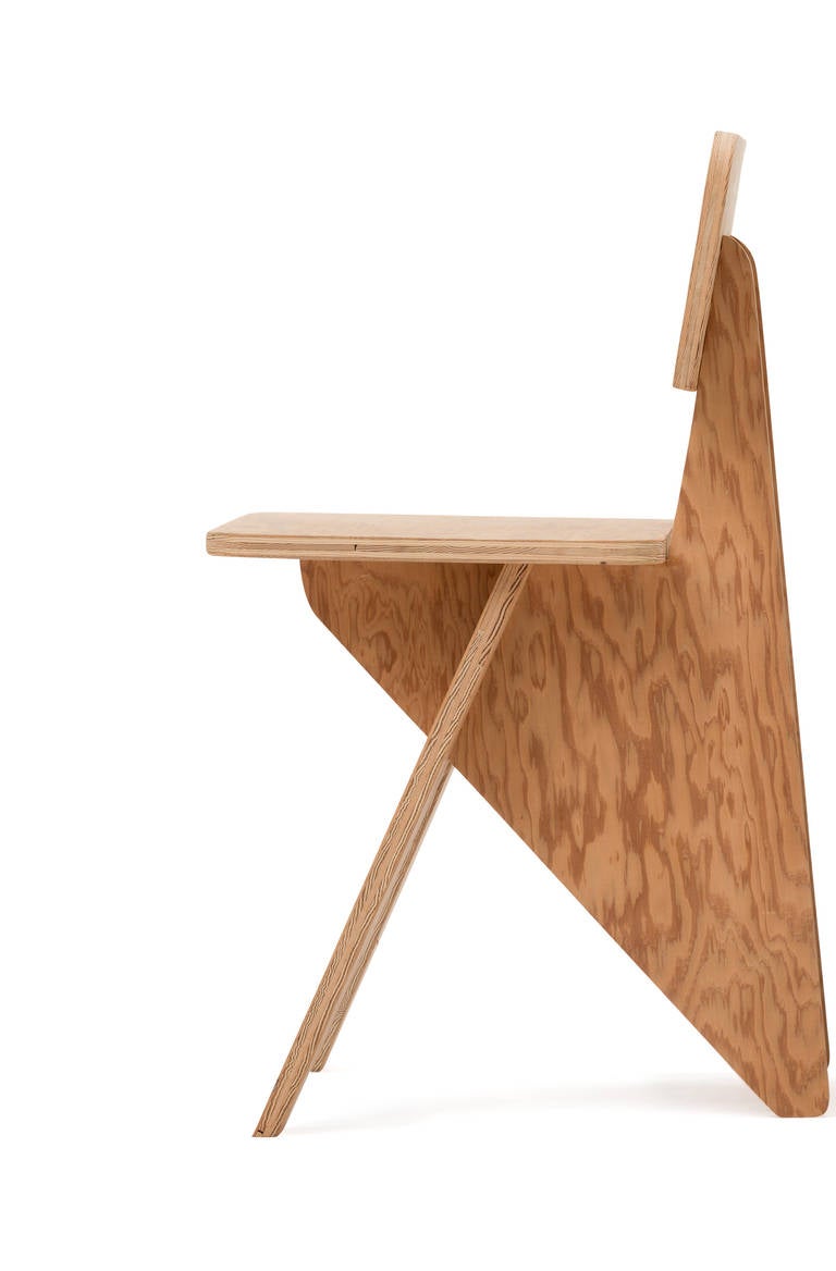 Douglas Fir plywood chair by Michael Boyd (1960).