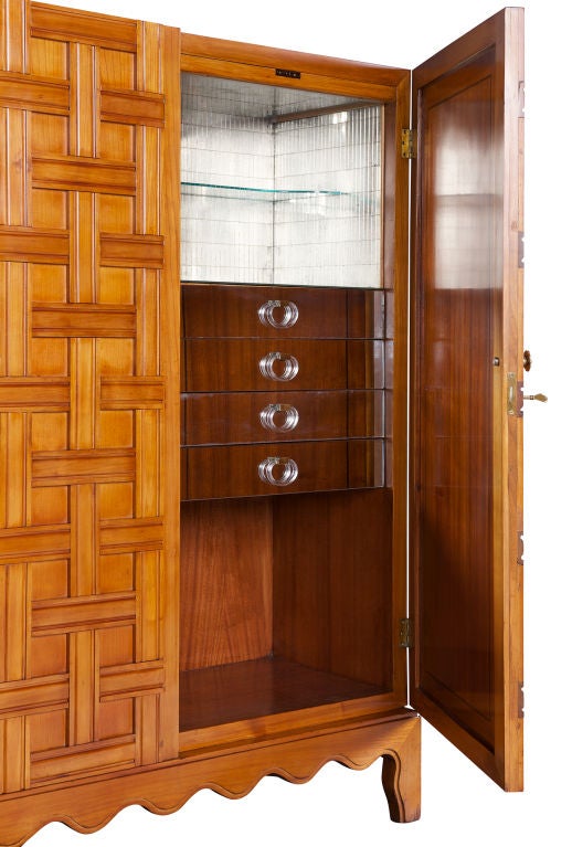 Italian Paolo Buffa - Lattice Cabinet