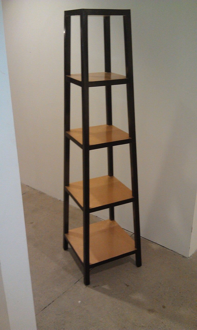 Black Lacquer Etagere