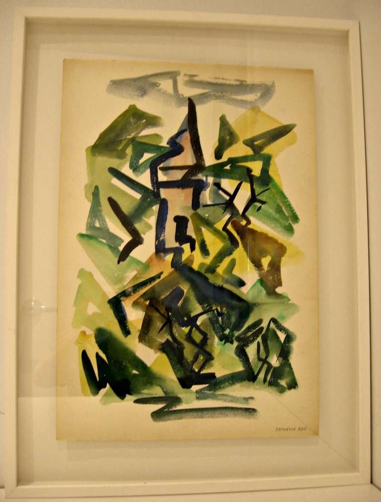 Watercolor Paintings by Jacob Semiatin