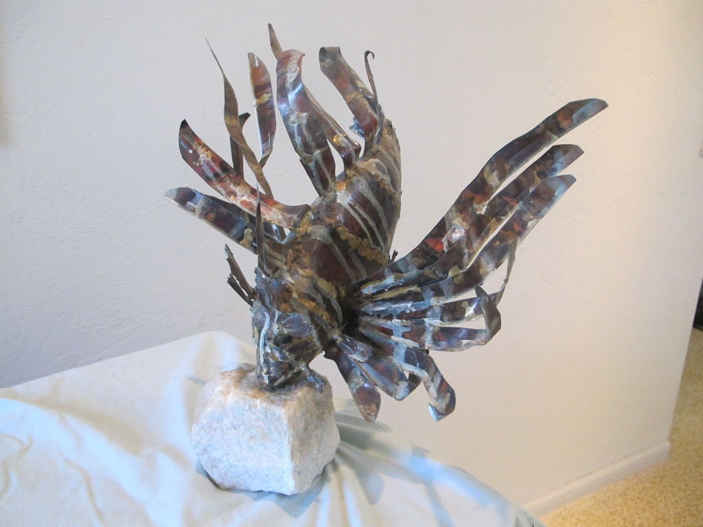 Lion Fish sculpture
