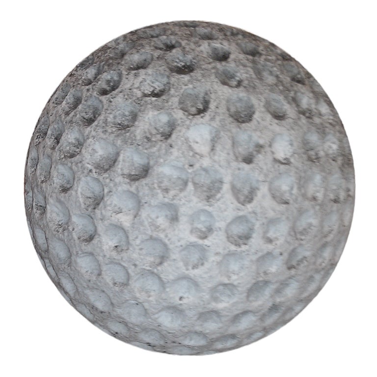 Concrete Golf Ball at 1stdibs