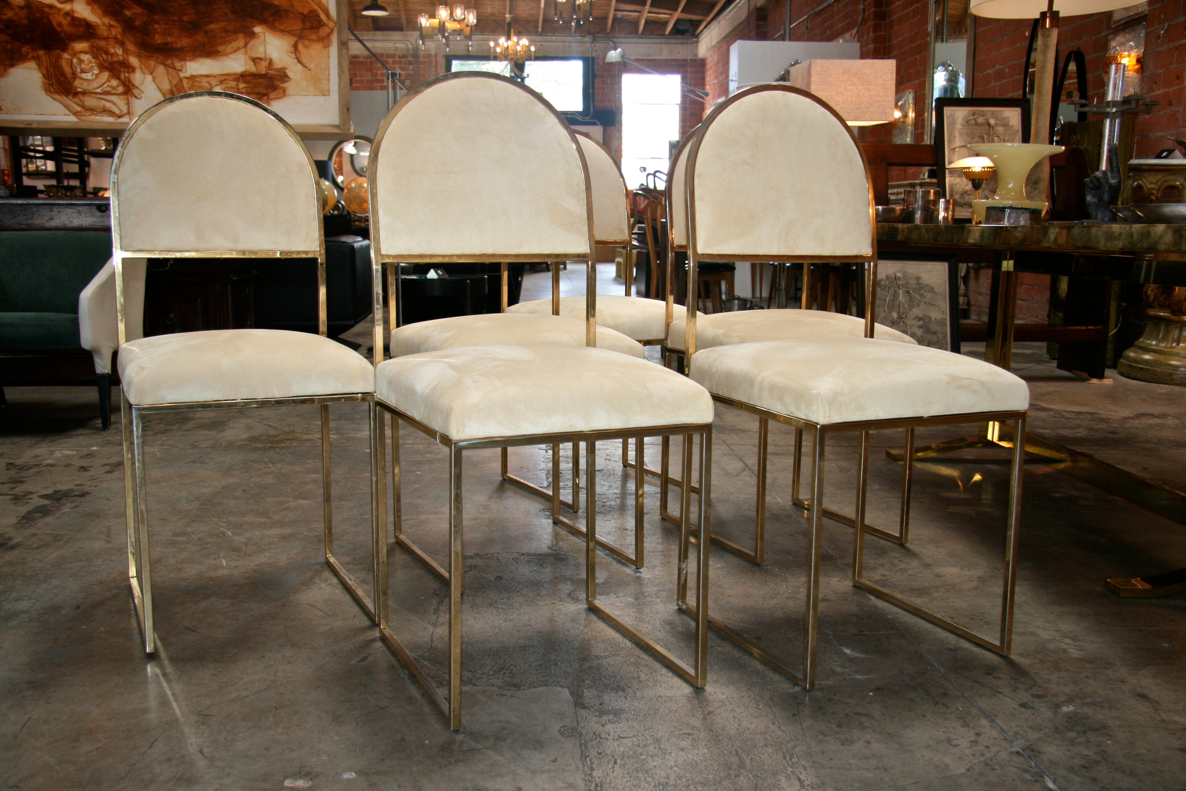Italian 1960s Set of Eight Chairs by Mario Botta