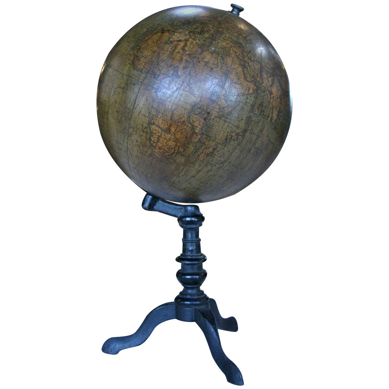 19th Century Italian Ceramic Globe