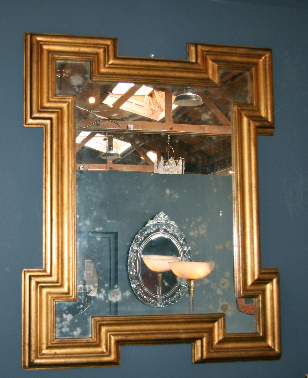 Italian 19th Century Mirror In Good Condition In Los Angeles, CA