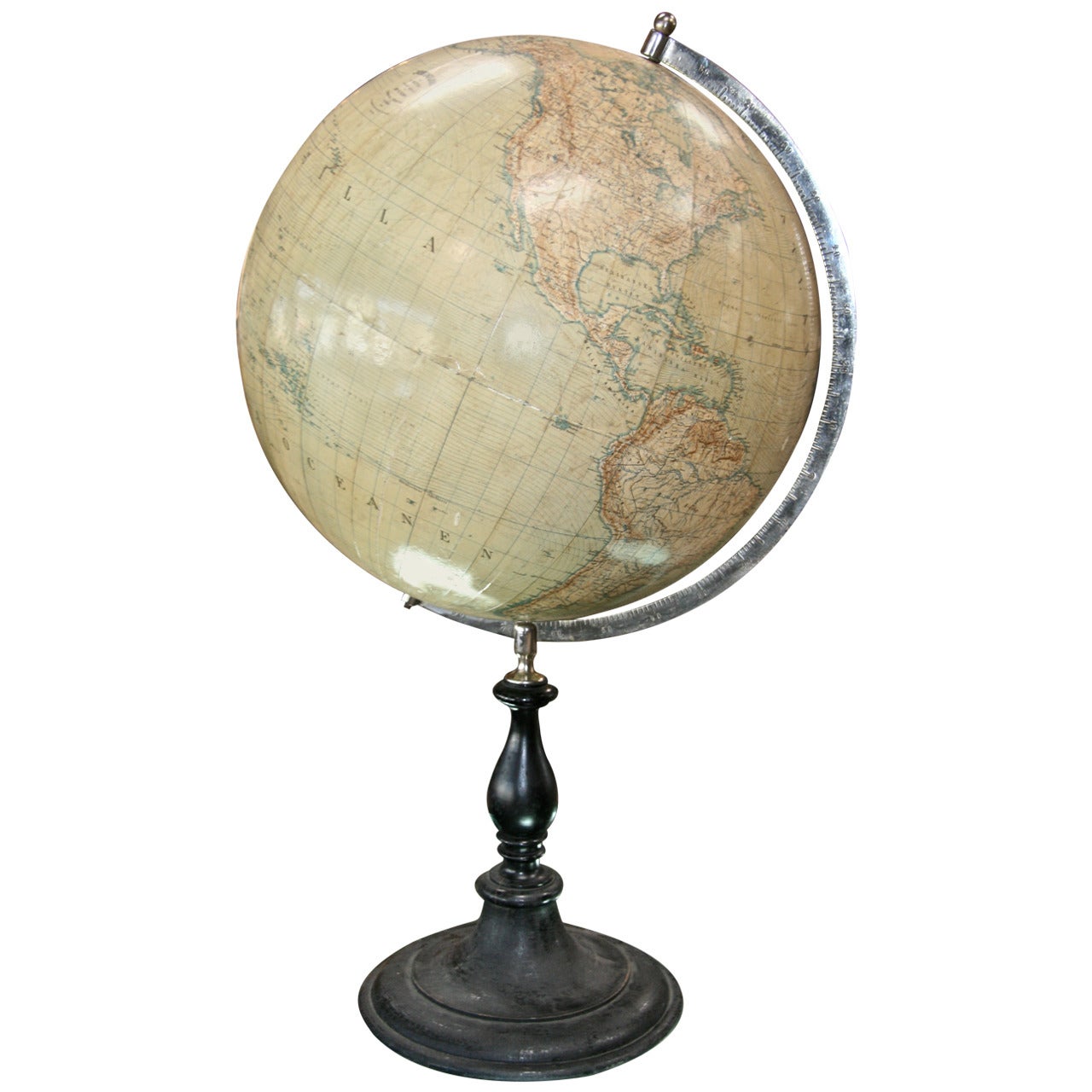 Swedish Oversized 1909 Globe