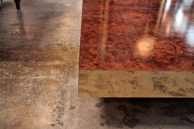 Large Coffee Table Attributed to Willy Rizzo 1