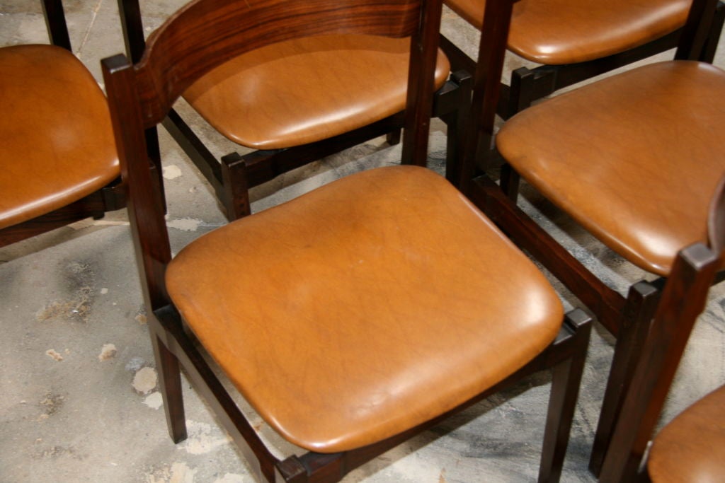 Sechs Gianfranco Frattini-Stühle im Angebot 3