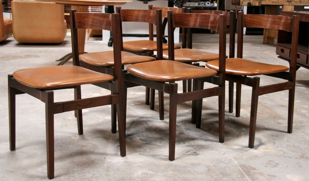 Six Gianfranco Frattini Chairs For Sale 4