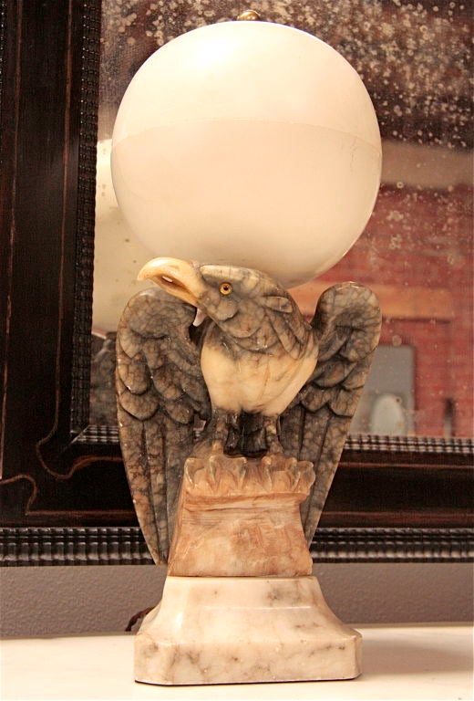 It's a bird...it's a light...it's in marble! The Eagle has landed and he's at ECCOLA!!!