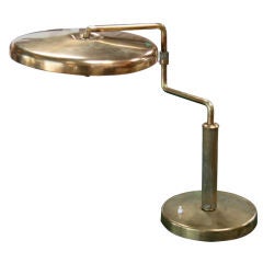 Italian Brass Office Lamp