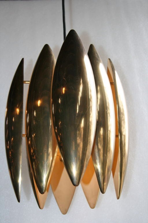 Jo Hammerborg Tulip pendant in Brass