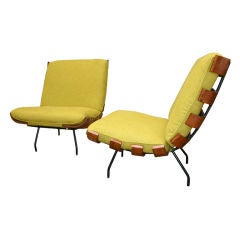 Carlo Hauner Pair of Lounge Chairs