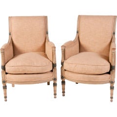 Antique Pair of 19th c. French Armchairs