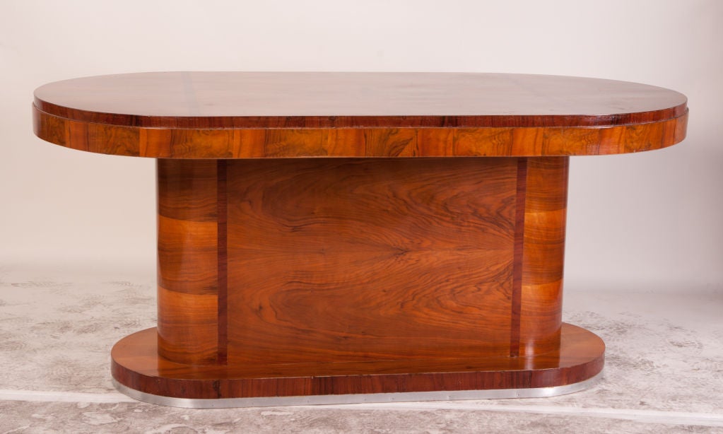 Beautiful 1950s table with accents for your entry, living or any chic spot.