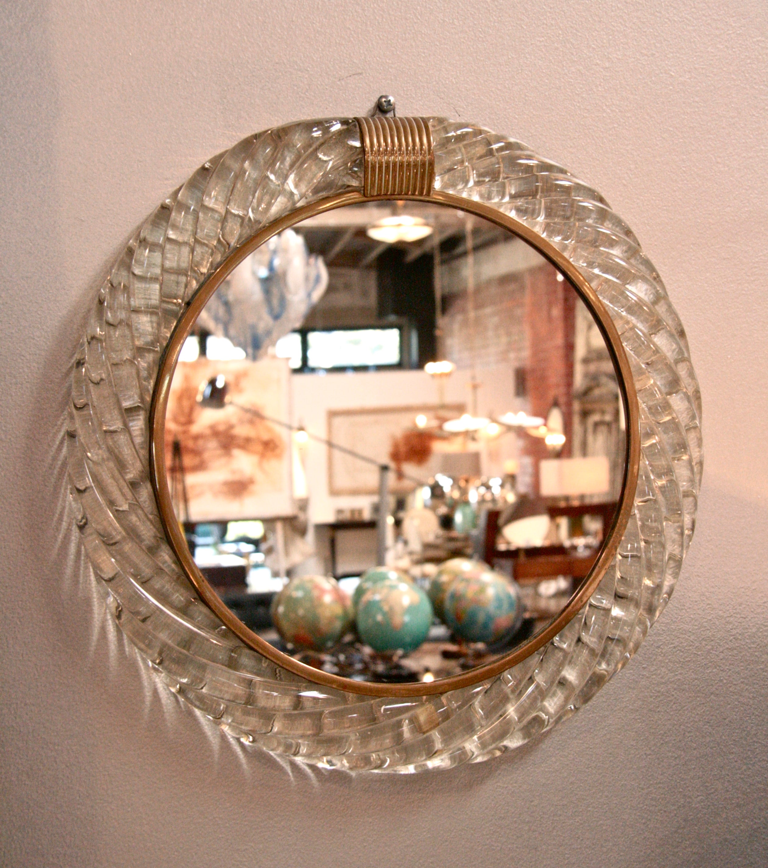 Venetian Wall Mirror by Venini