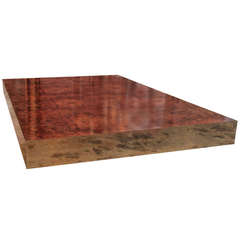 Large Coffee Table Attributed to Willy Rizzo