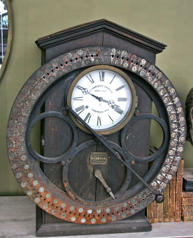German Punching Clock 1920s