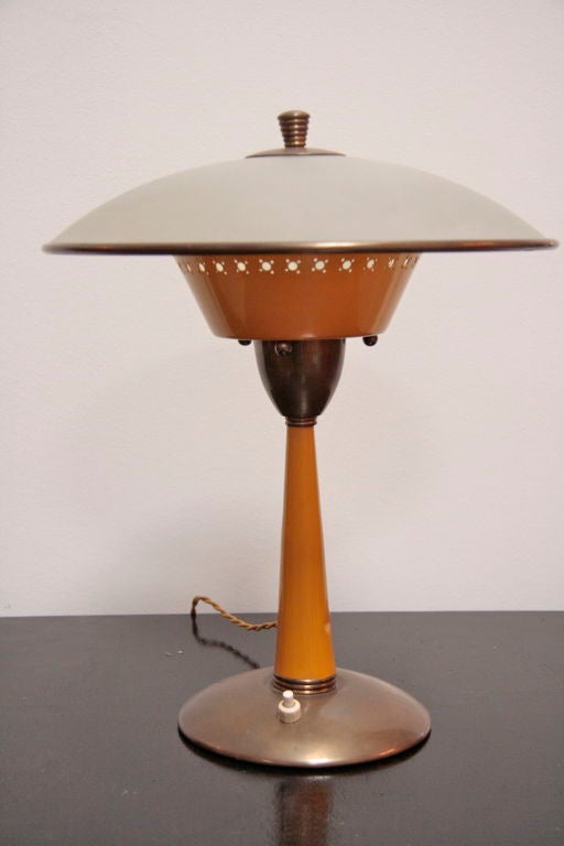 Italian Table Lamp 1950 In Excellent Condition In Los Angeles, CA