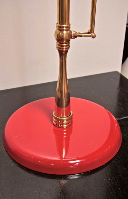 Brass Italian Floor Lamp