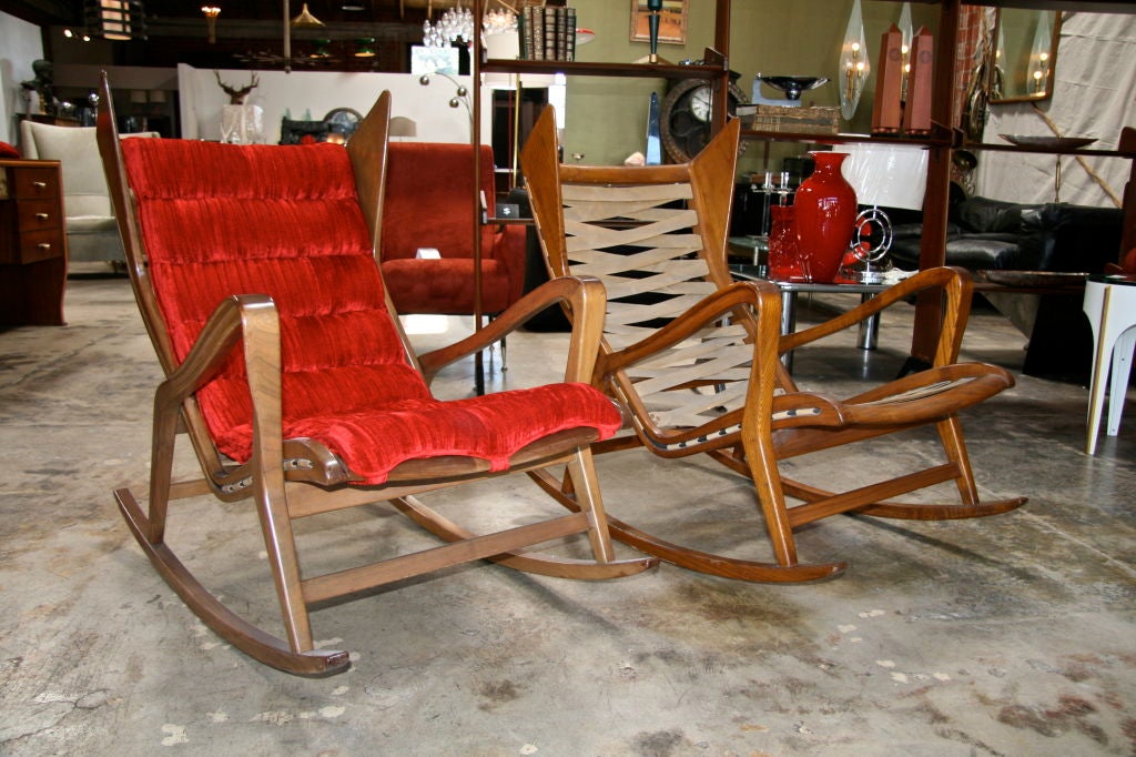 Pair of Gio Ponti  Rocking Chairs