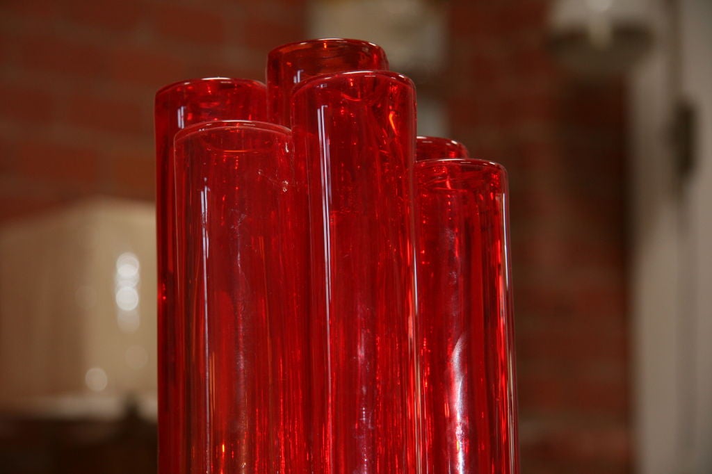 Italian Red Vase from Murano 1