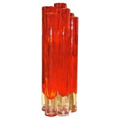 Italian Red Vase from Murano 11