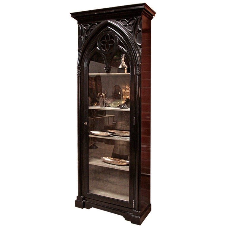 Italian 19th C Gothic Cabinet For Sale At 1stdibs