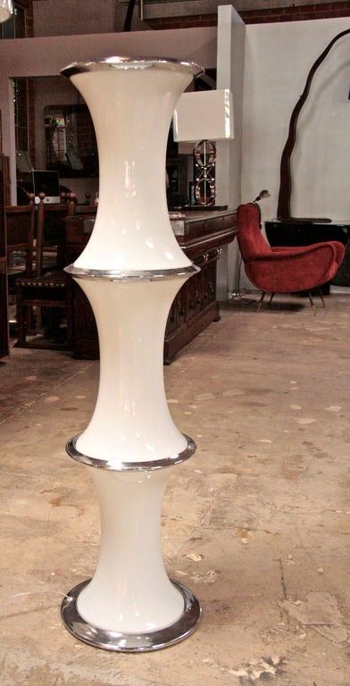 Late 20th Century Italian Totem Style Floor Lamp