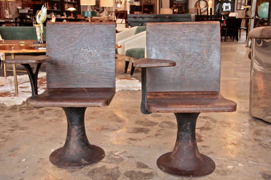 antique school chairs