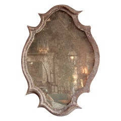 19th C. Italian Wood Carved Mirror