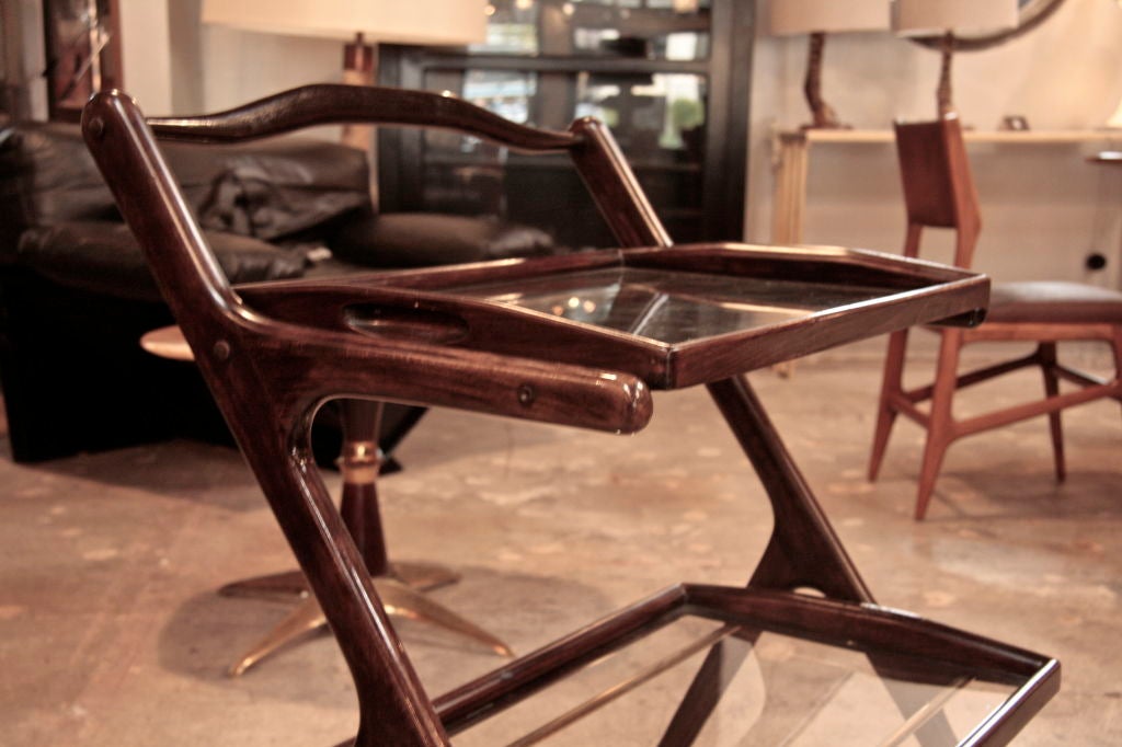 Mahogany Italian Cocktail Table 1950s.