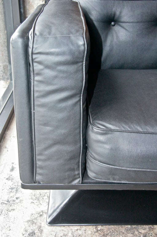 Pair of Italian Leather Sofas 
