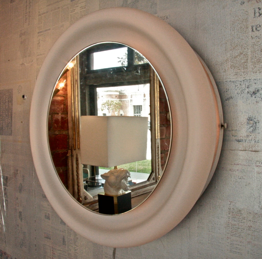 Mid-20th Century Fontana Arte Illuminated Mirror