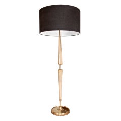 Italian 40's Venini Glass Floor Lamp