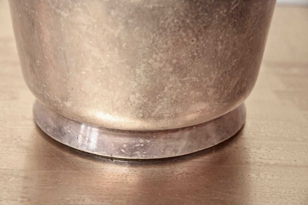 Silver Gio Ponti Ice Bucket