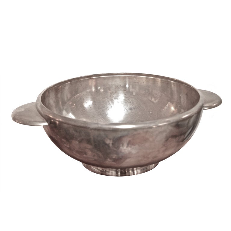 Italian 60's Silver Bowl For Sale
