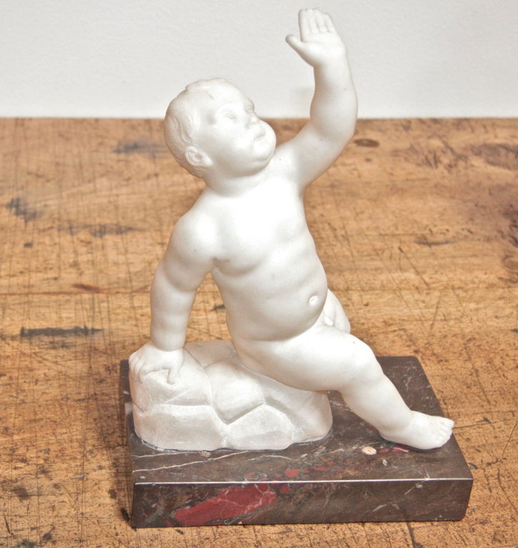 Italian Marble Sculpture of Bambino 3