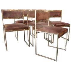 Set of 6 Italian 60s Seats by Mario Botta