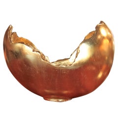 Gold Leaf Bowl