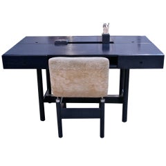 Italian 60's Saporiti Writing Desk w/ Matching Chair