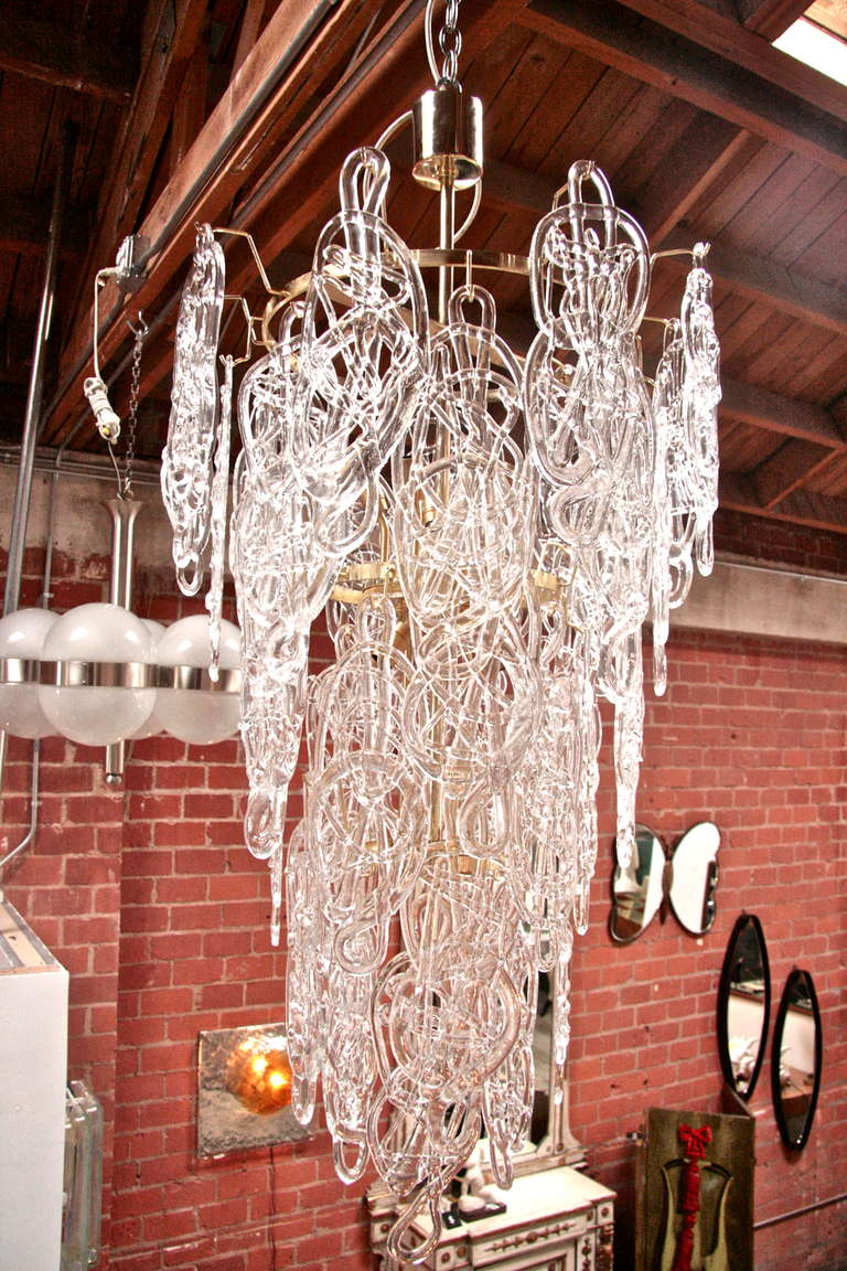 Mazzega "Spaghetti" Chandelier